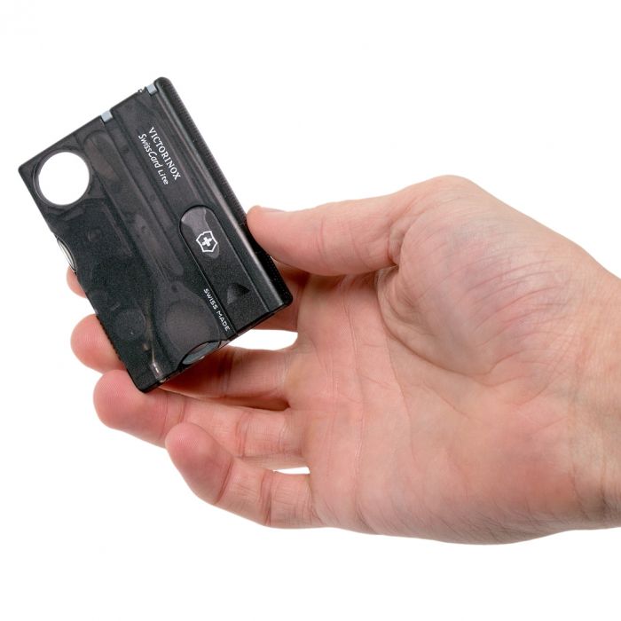 Швейцарская карта Victorinox SwissCard Lite, сталь X50CrMoV15, рукоять ABS-Пластик, черный