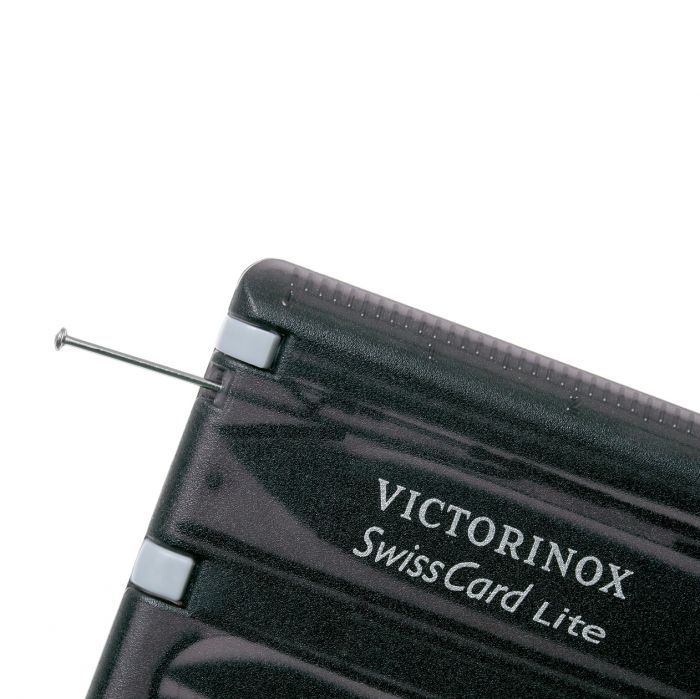 Швейцарская карта Victorinox SwissCard Lite, сталь X50CrMoV15, рукоять ABS-Пластик, черный